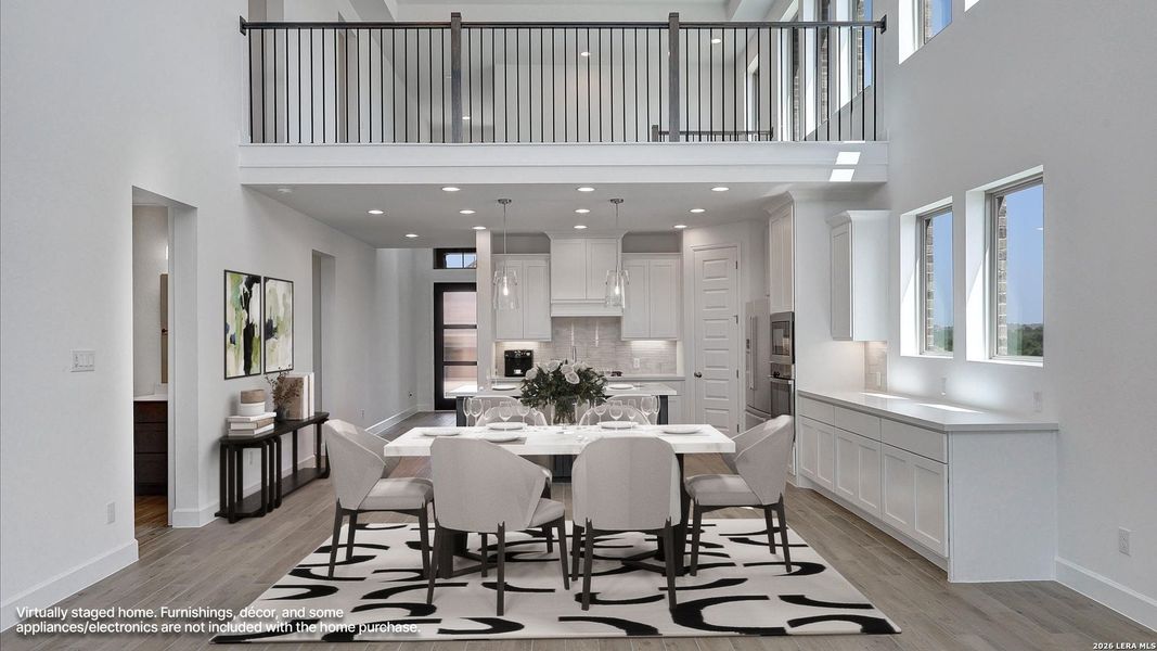 Furnished interior view inside a new home in Ladera, San Antonio (Image 14).