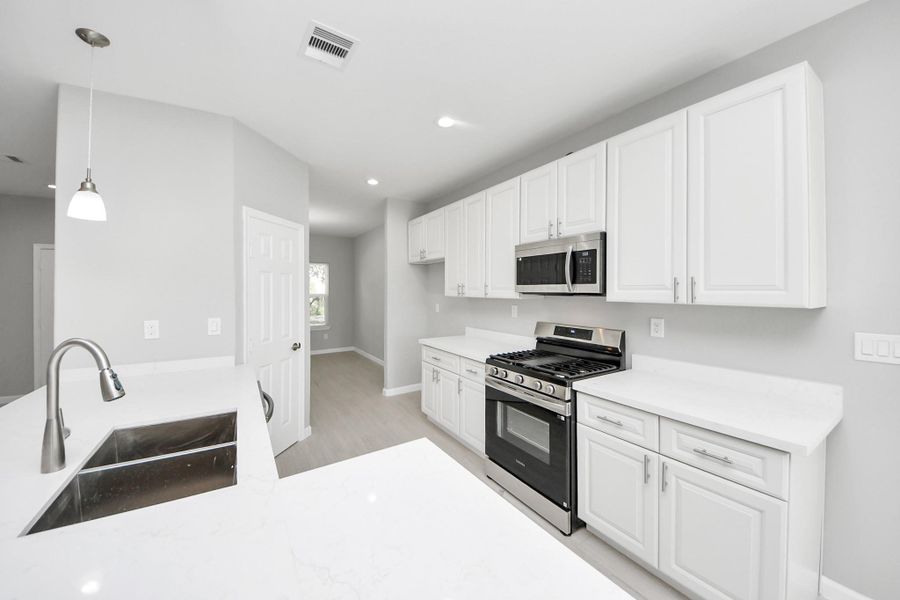 Furnished interior view inside a new home in , Houston (Image 8).