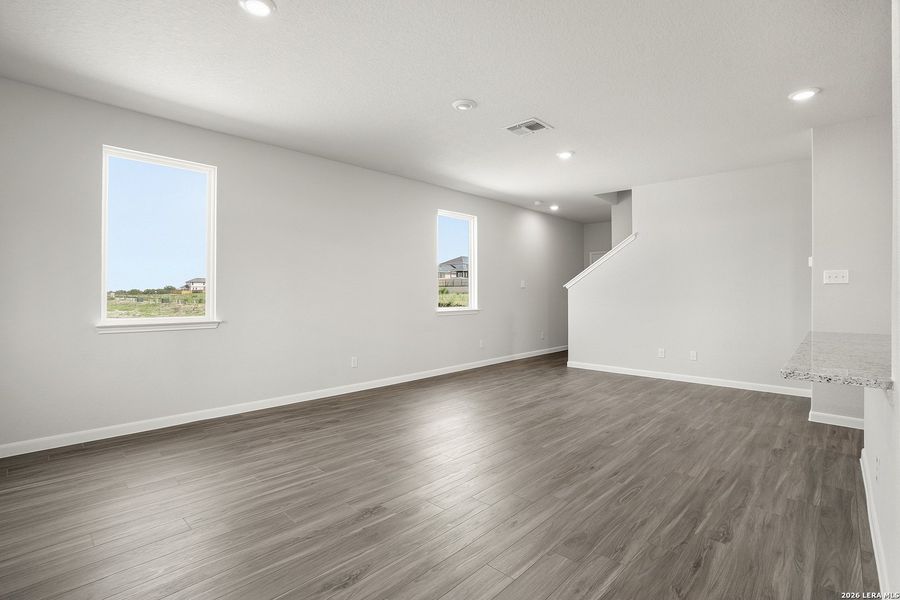 Spacious, unfurnished interior of a new home in Katzer Ranch, Converse (Image 25). Spacious, unfurnished interior of a new home in Katzer Ranch, Converse (Image 25).