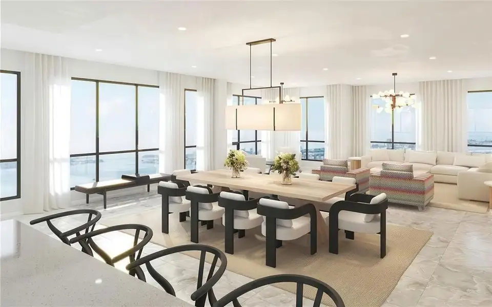 Furnished interior view inside a new home in , Sarasota (Image 8). Furnished interior view inside a new home in , Sarasota (Image 8).