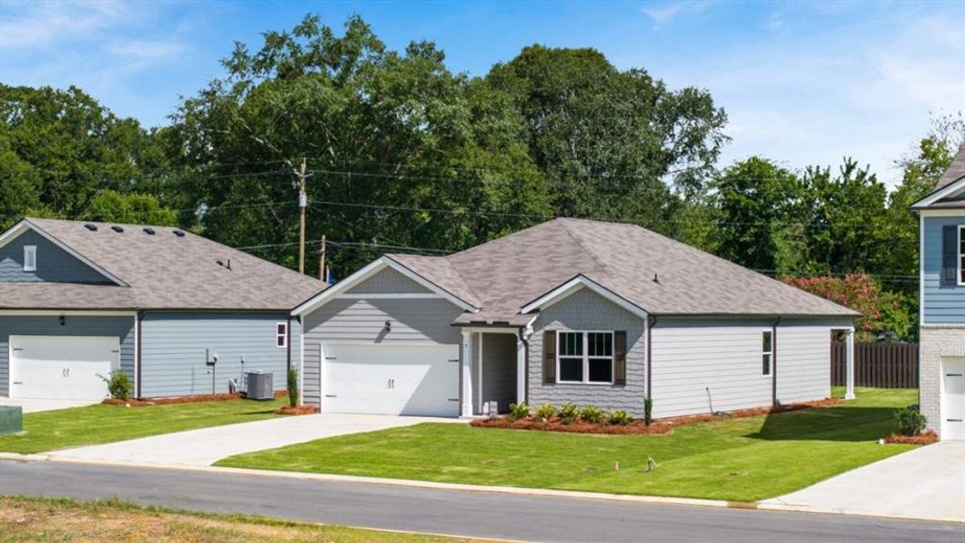 Front exterior of a new home in Northberry, Rome, GA, highlighting curb appeal (Image 23).