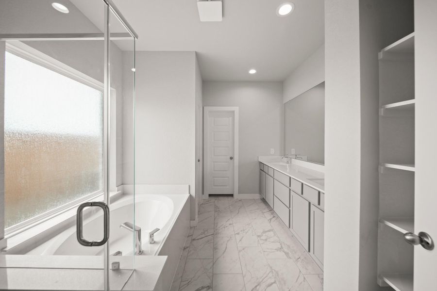 Furnished interior view inside a new home in Morton Creek Ranch, Katy (Image 5).