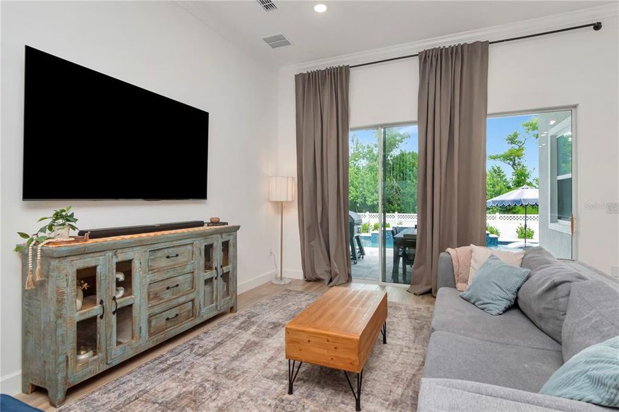 Furnished interior view inside a new home in , Apollo Beach (Image 30). Furnished interior view inside a new home in , Apollo Beach (Image 30).