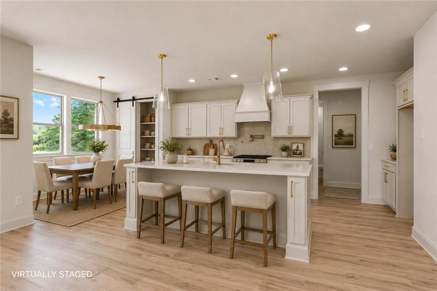 Furnished interior view inside a new home in , Madison (Image 17).