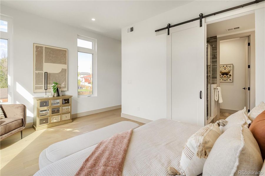 Furnished interior view inside a new home in , Denver (Image 10).