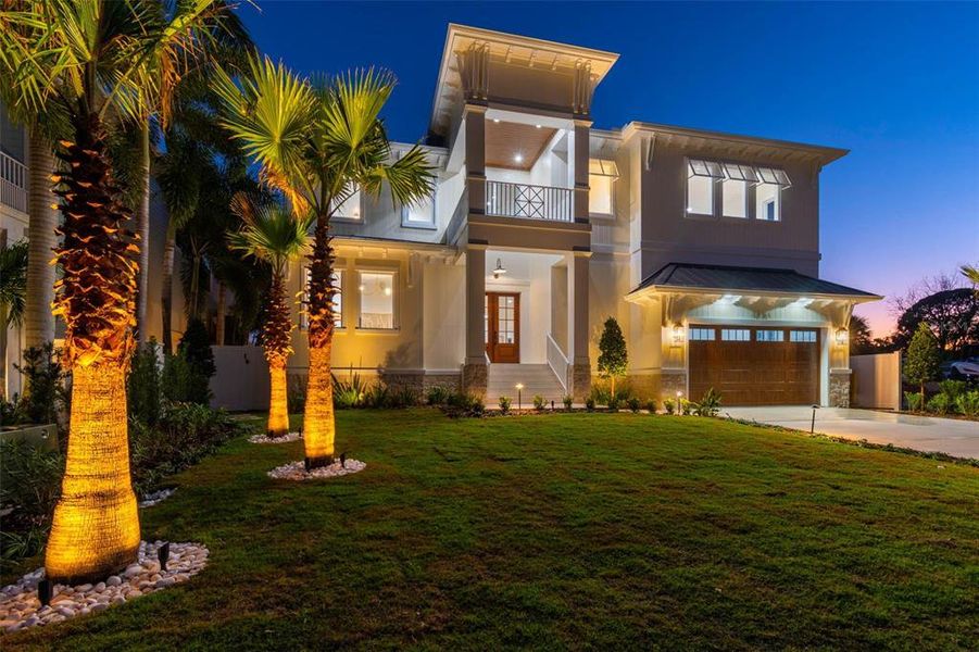 Front exterior of a new home in , Tampa, FL, highlighting curb appeal (Image 27).