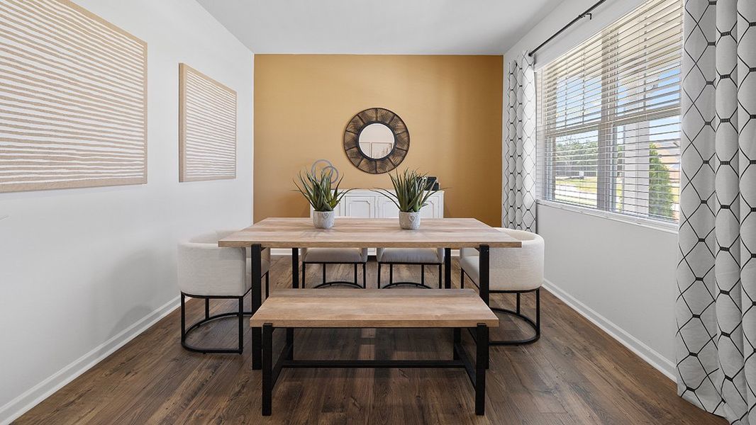 Representative furnished interior of a home built from the Hayden by D.R. Horton in Oaks at Cedar Grove, Fairburn (Image 5).