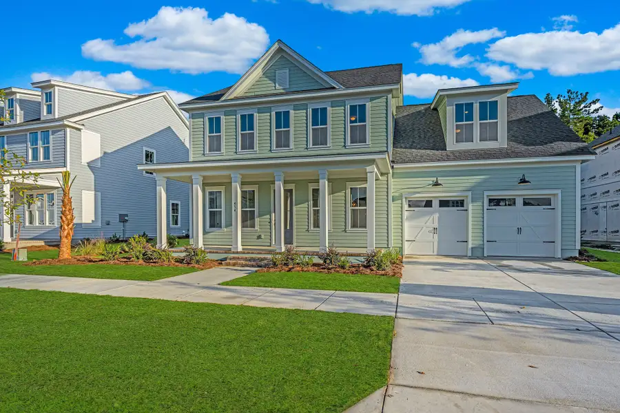 Representative exterior photo of a completed home built from the Hampton by Homes by Dickerson in Nexton, Summerville, SC (Image 18). Representative exterior photo of a completed home built from the Hampton by Homes by Dickerson in Nexton, Summerville, SC (Image 18).