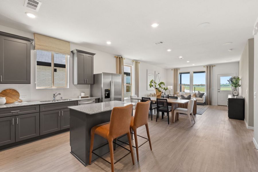 Furnished interior view inside a new home in Patterson Ranch, Georgetown (Image 9).