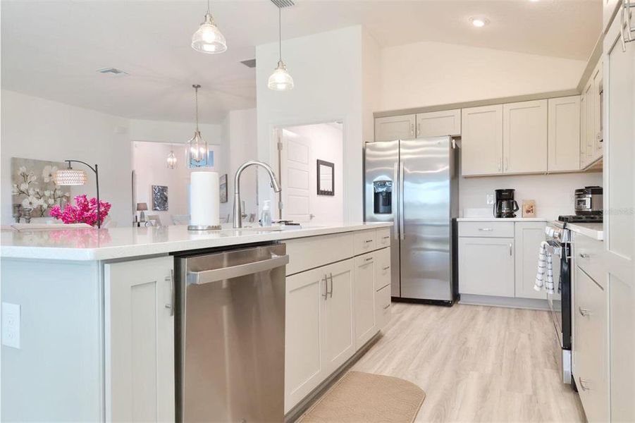 Furnished interior view inside a new home in , The Villages (Image 27).
