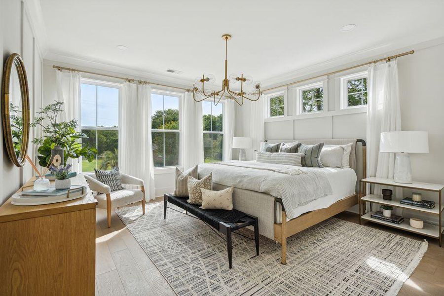 Furnished interior view inside a new home in Miller's Crossing, Johns Island (Image 11).
