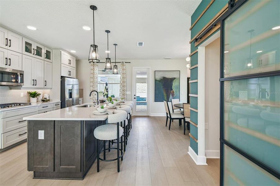 Furnished interior view inside a new home in Lake Star at Ovation, Winter Garden (Image 17).
