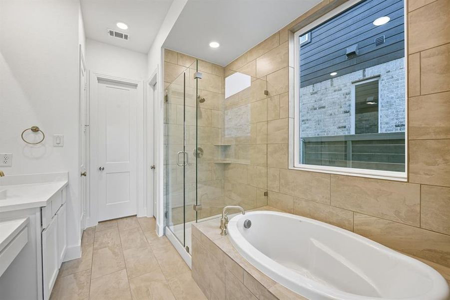 Furnished interior view inside a new home in Treeline, Justin (Image 12). Furnished interior view inside a new home in Treeline, Justin (Image 12).