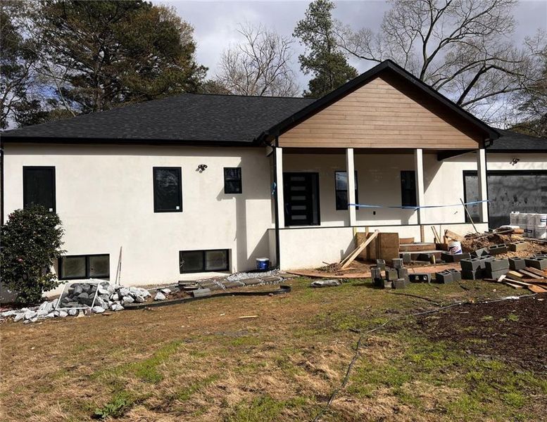 In-progress construction of a new home in , Riverdale, GA (Image 4). In-progress construction of a new home in , Riverdale, GA (Image 4).