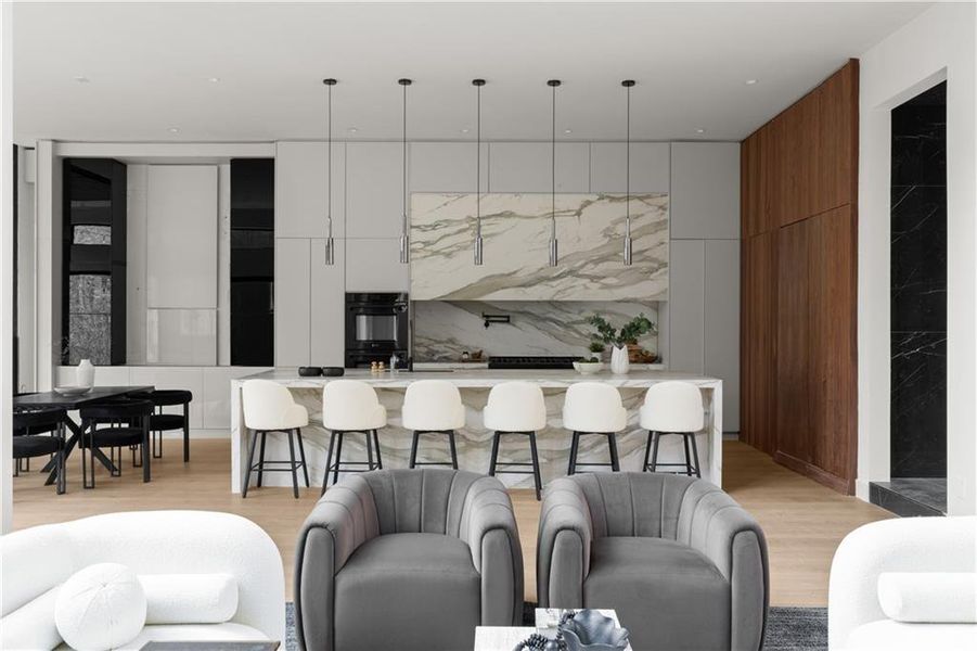 Furnished interior view inside a new home in , Atlanta (Image 29).