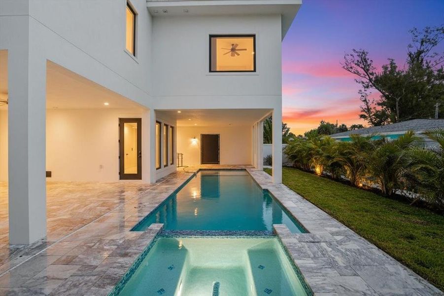 Exterior details and patio area of a home in , Englewood (Image 55).