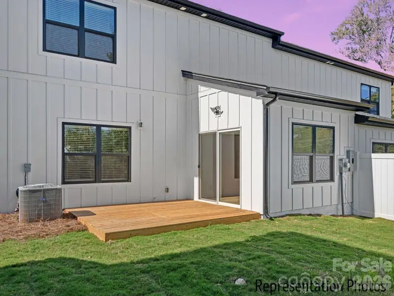 Exterior details and patio area of a home in , Charlotte (Image 3).