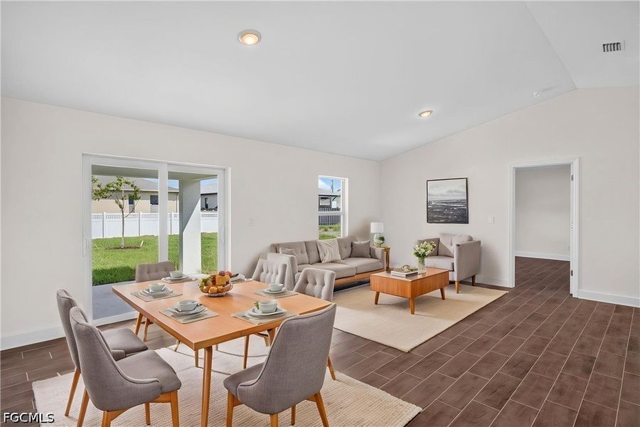 Furnished interior view inside a new home in Cape Coral, Cape Coral (Image 5).