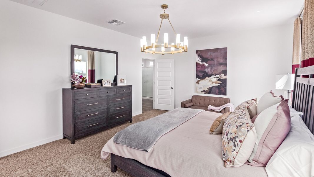 Representative furnished interior of a home built from the Citrine - Plan 5042 by D.R. Horton in Tortolita Trails, Marana (Image 20).