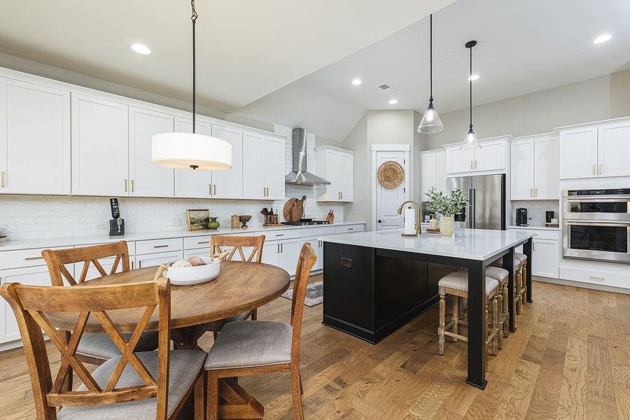 Furnished interior view inside a new home in Soleil Belmont Park, Canton (Image 15).
