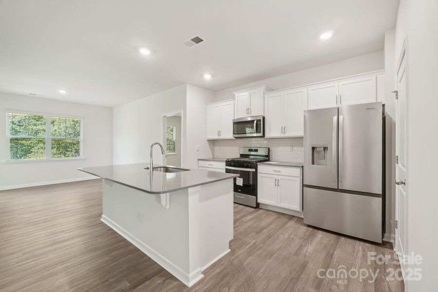 Furnished interior view inside a new home in Cline Village, Conover (Image 3). Furnished interior view inside a new home in Cline Village, Conover (Image 3).