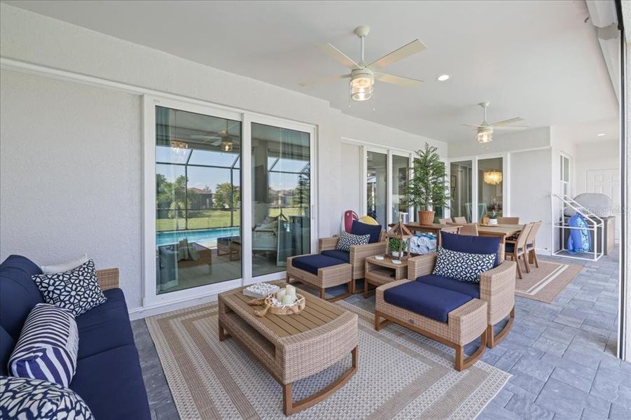 Furnished interior view inside a new home in , Rotonda West (Image 16).