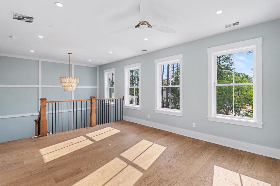 Spacious, unfurnished interior of a new home in The Preserve at Pennys Creek, Johns Island (Image 21).