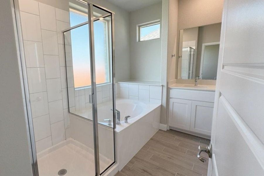 Furnished interior view inside a new home in Morningstar, Fort Worth (Image 7). Furnished interior view inside a new home in Morningstar, Fort Worth (Image 7).