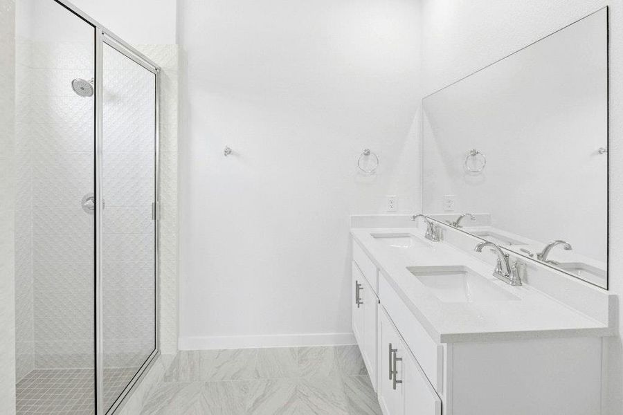 Furnished interior view inside a new home in Santa Rita Ranch, Liberty Hill (Image 10). Furnished interior view inside a new home in Santa Rita Ranch, Liberty Hill (Image 10).