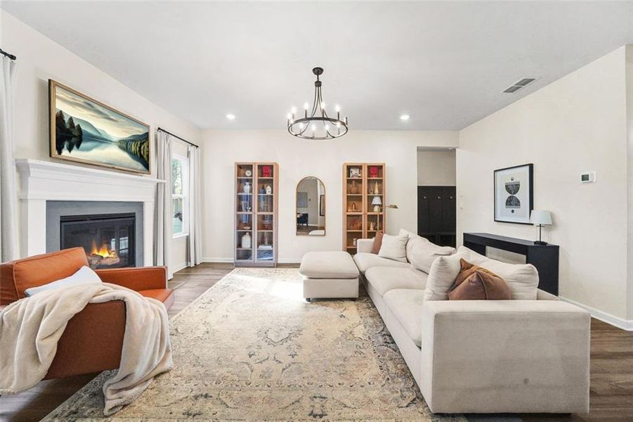 Furnished interior view inside a new home in , Loganville (Image 34).