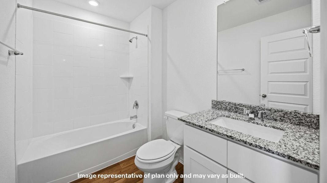 Representative furnished interior of a home built from the Dama by D.R. Horton in Deer Meadows, Odessa (Image 11).