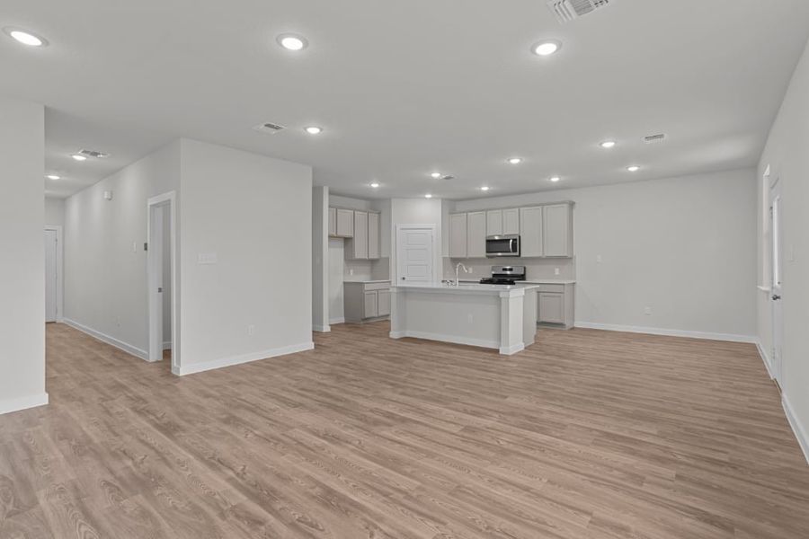 A large empty room.