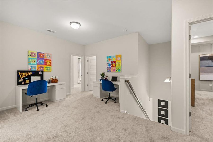 Furnished interior view inside a new home in Jones Ridge, Dallas (Image 35). Furnished interior view inside a new home in Jones Ridge, Dallas (Image 35).