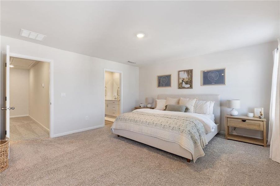Furnished interior view inside a new home in Willowcrest Townhomes, Mableton (Image 35).