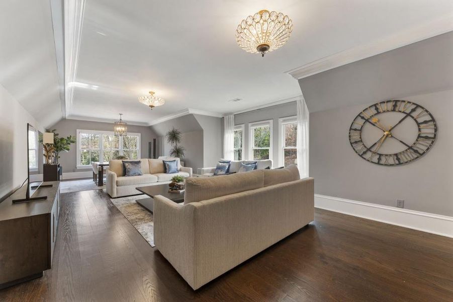 Furnished interior view inside a new home in , Johns Creek (Image 13).