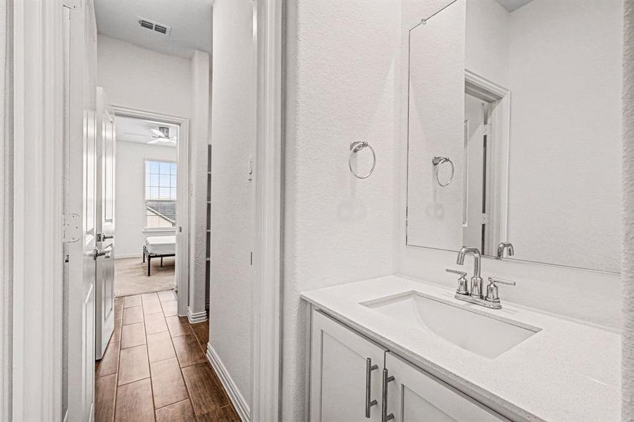 Furnished interior view inside a new home in Wildflower Ranch, Fort Worth (Image 25).
