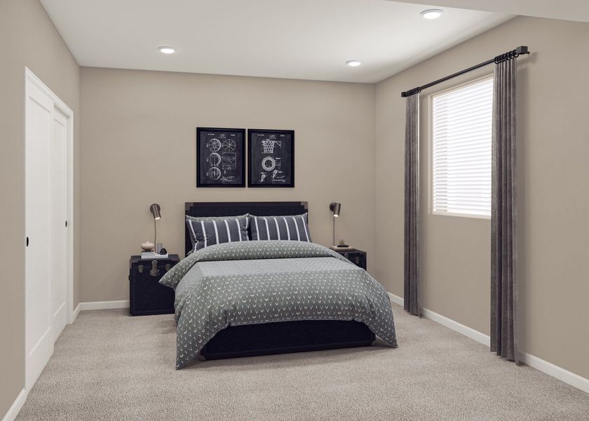 Representative furnished interior of a home built from the 3508 by Tri Pointe Homes in The Aurora Highlands, Aurora (Image 29).