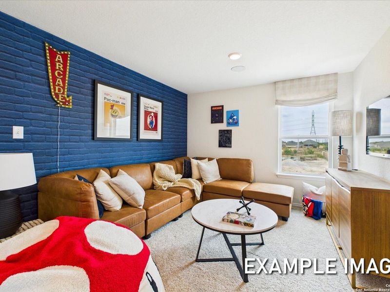 Furnished interior view inside a new home in Agave, San Antonio (Image 21).