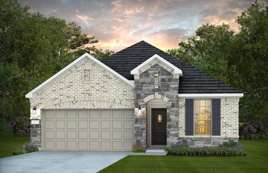 Representative exterior photo of a completed home built from the Fox Hollow by Pulte Homes in Windcress, Cove, TX (Image 2). Representative exterior photo of a completed home built from the Fox Hollow by Pulte Homes in Windcress, Cove, TX (Image 2).