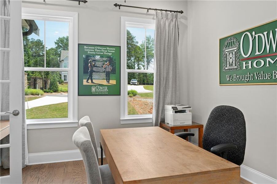 Furnished interior view inside a new home in , Cumming (Image 53).