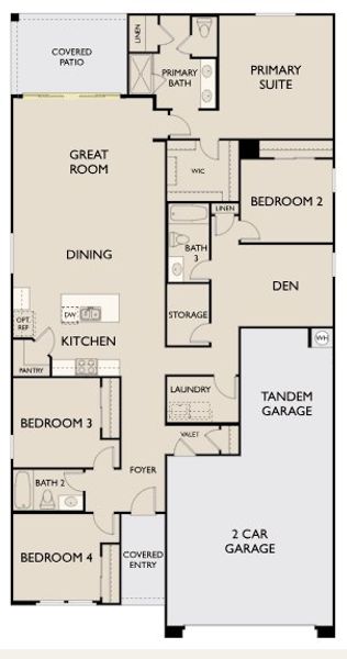 Sage floorplan - Lot 310