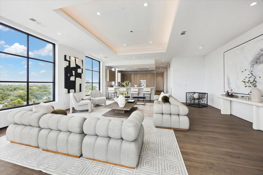 Furnished interior view inside a new home in London House, Houston (Image 13). Furnished interior view inside a new home in London House, Houston (Image 13).