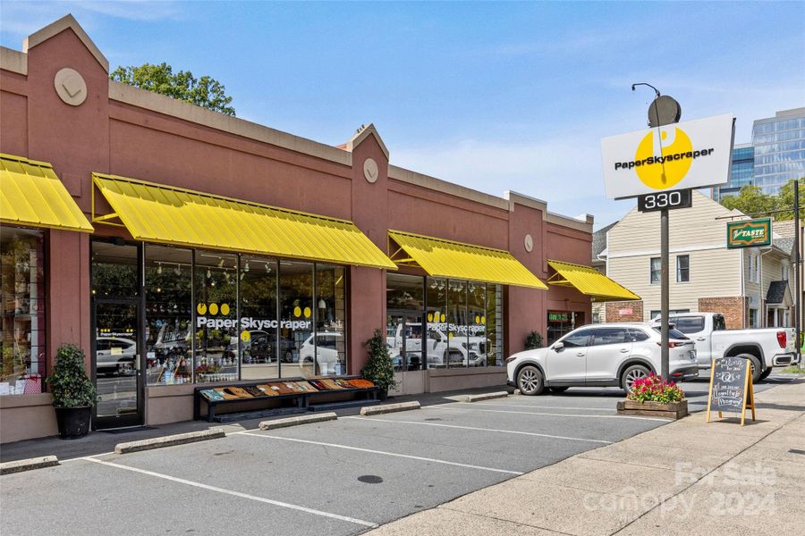 Tons of restaurants and shops along East Blvd