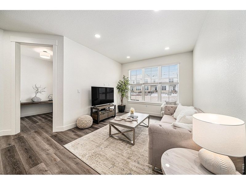 Furnished interior view inside a new home in , Loveland (Image 7). Furnished interior view inside a new home in , Loveland (Image 7).