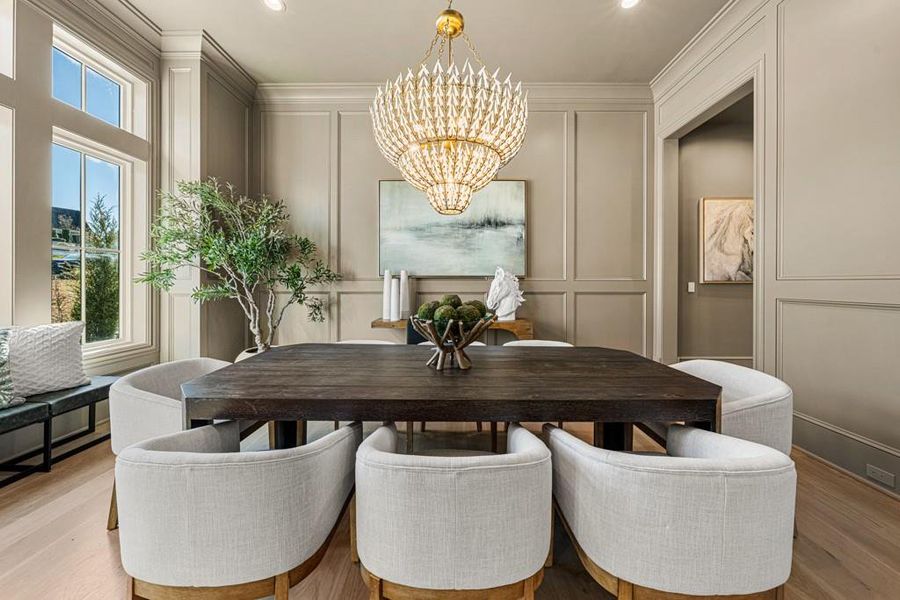 Furnished interior view inside a new home in , Milton (Image 59).