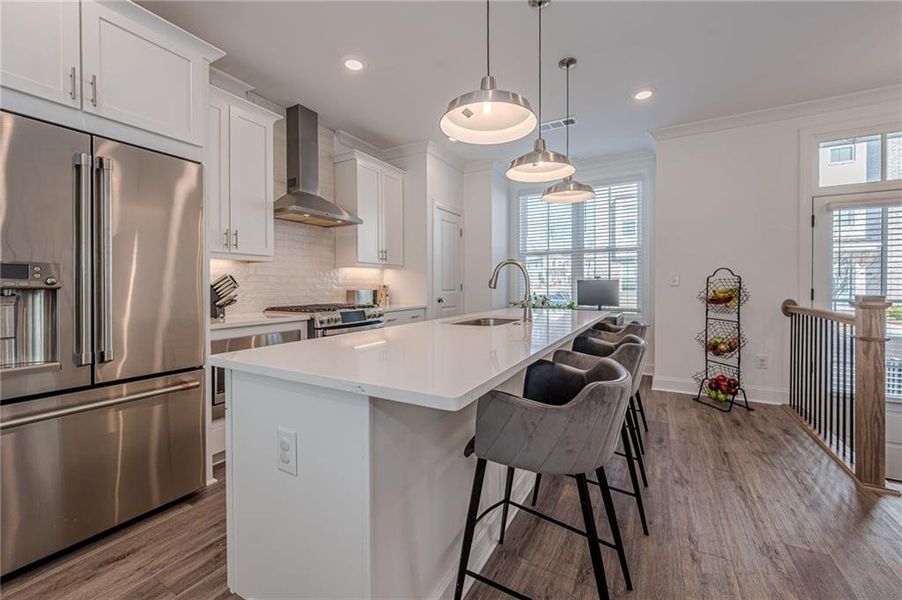 Furnished interior view inside a new home in , Suwanee (Image 8).