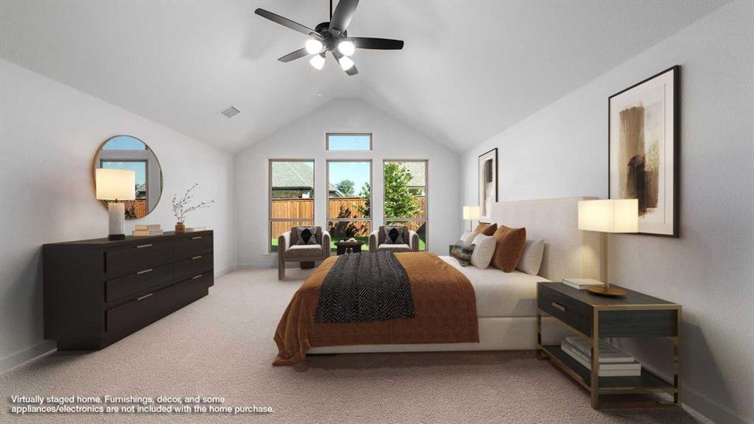 Furnished interior view inside a new home in Hillstead 50', Lavon (Image 12).