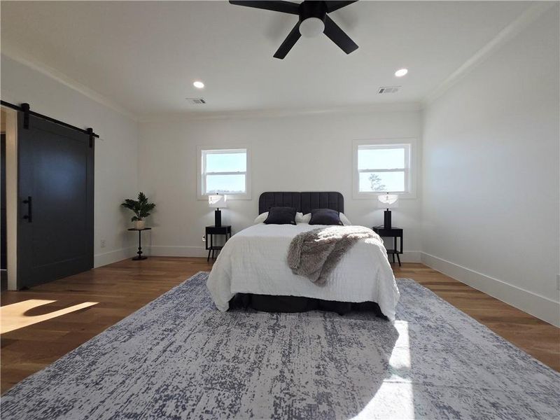 Furnished interior view inside a new home in , Atlanta (Image 46). Furnished interior view inside a new home in , Atlanta (Image 46).