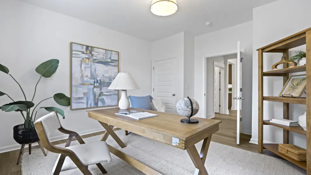 Furnished interior view inside a new home in The Pines at New Hampstead, Bloomingdale (Image 26).