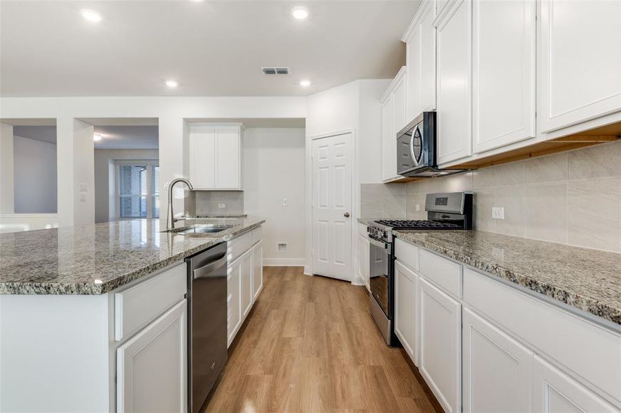 Furnished interior view inside a new home in The Preserve Estates, Justin (Image 12).